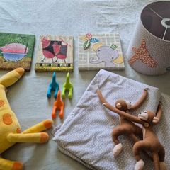 Nursery Curtains and Lampshade