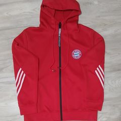 Bayern Munich Full-Zip Hooded Track Jacket - Red