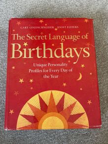 Large Rare Book The Secret Language of Birthdays