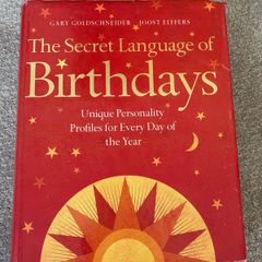 Large Rare Book The Secret Language of Birthdays