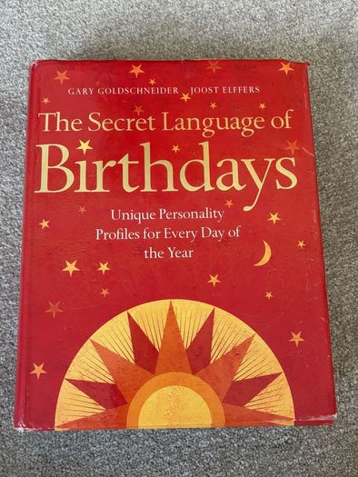 Large Rare Book The Secret Language of Birthdays