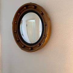 Antique convex mirror