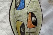 mid century dish, west german pottery