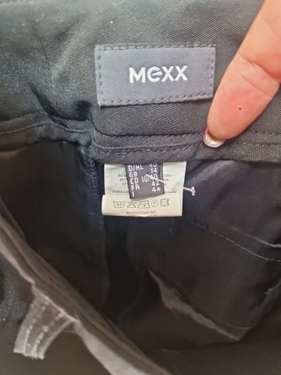 black bootleg trousers