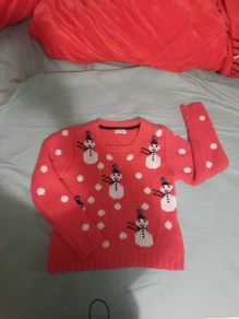 heavy girls christmas jumper from next
