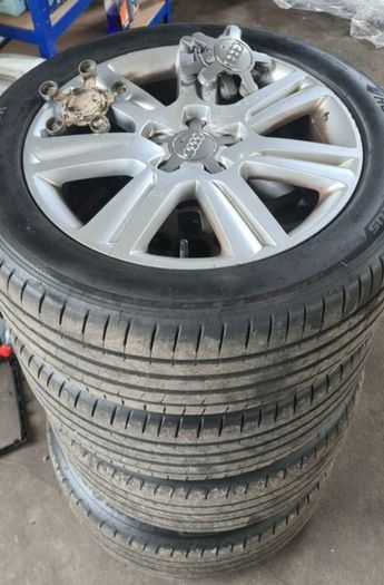 Audi Wheels With Tyres 225 50 R17  fittment 5x112 Cb 57,1 Spare Wheels Breakdown alloy welding bolts locknuts 5x100 / 5x112 / 15mm adapters / longer bolts wheel Spacers