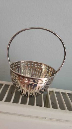 Small german 800 silver basket