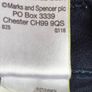 Size 12 Navy Cotton Mix Jeans by Marks&Spencer Image 4