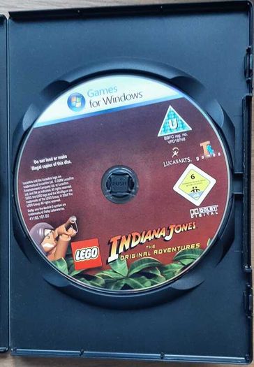 LEGO Indiana Jones: The Original Adventures PC DVD-ROM Complete with Manual