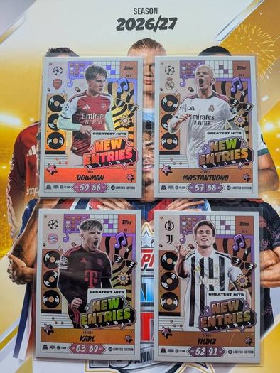 New Entries (Limited Edition Set) Topps Match Attax 20th Anniversary 2026/27