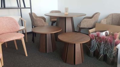 Cascade Duo Coffee Tables  Anti Scratch Laminated Nesting Set