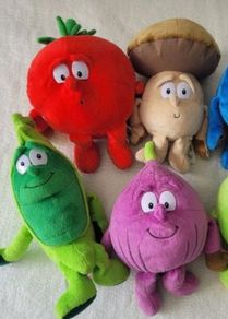 Goodness Gang Plush Fruit & Vegetables Soft Plush Toys