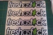 Fresh as F ck sticker/ decal