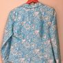 Ladies Aqua ,Turquoise &Gold Jacket by Watercolours Image 6