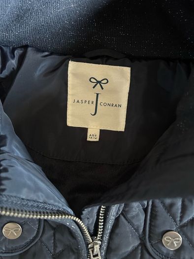 Jasper conran navy jacket age 13-14 like new!
