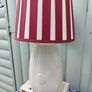 Tall Belleek Sunflower Lamp Image 3