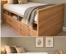 Unique Cabin Bed with Storage