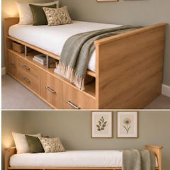 Unique Cabin Bed with Storage