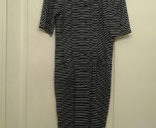 Vintage Navy/White Stripe Dress