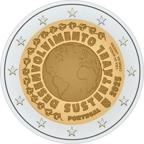 Portugal 2 Euro Commemorative Coin 2025 - Sustainable Development. Uncirculated.