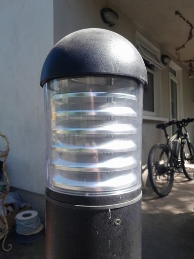 Garden driveway outdoor bollard lights.. set of 4 (unused)