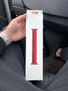 Apple Watch 45mm Red Strap