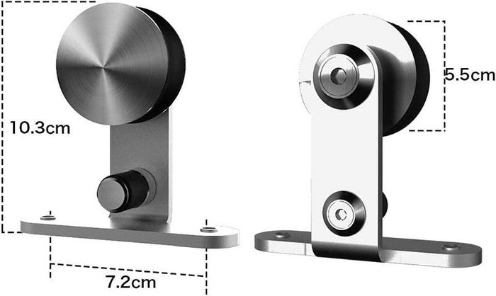 183 cm / 6 ft Sliding Door Fitting Sliding Door System Sliding Rail Wooden Sliding Door Stainless Steel Kit