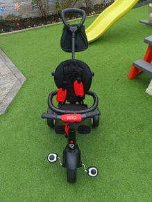 QPlay RITO EVA Trike - Black & Red - Excellent Condition