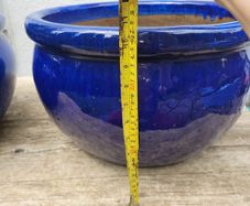 Large ceramic garden pots