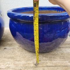 Large ceramic garden pots