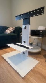 TV stand with tempered glass