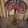 Vintage Authentic Jones Reaper Tractor Seat Bar Stool Image 5