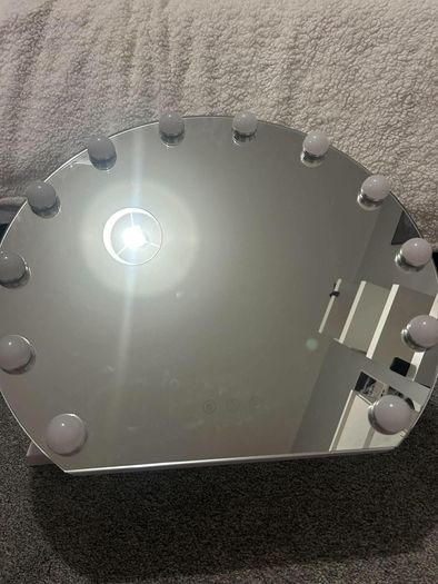 Mirror with LED light