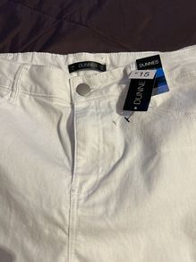 White Slim Crop Jeans
