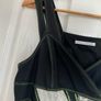RRP 350 French Designer Didier Parakian 2 piece black dress and cardigan Image 4