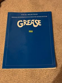 Vintage Grease Motion Picture Vocal Selections Sheet Music (Chappell Music)