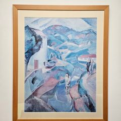 Daniel Vaquez Diaz print with oak frame