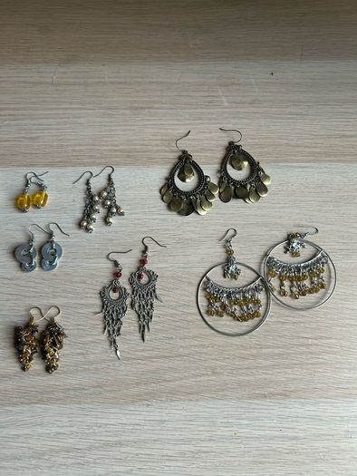 Selection of earrings