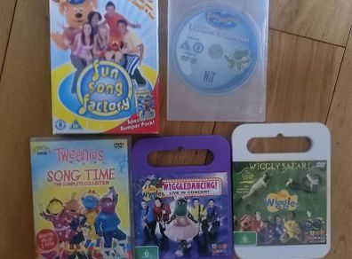 Free Kids Sing a long DVDs x5