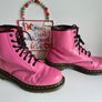 Dr Martens pascal England 1460 8 hole pink ankle boots 8 hole UK9 EU43 US11 Image 3