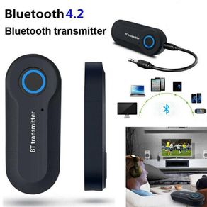 Bluetooth 4.2 Transmitter Audio Bt400 Wireless Adapter 3.5mm Tv Jack A2dp Stereo