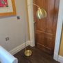 Gold arc free standing lamp Image 3