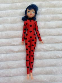 2020 Zagtoon Playmates Miraculous Ladybug Doll Damaged suit Used Please look at the pictures