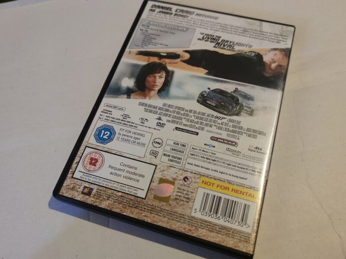 James Bond Quantum of Solace 2 disc Dvd