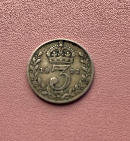 Maundy Three Pence Silver Coin