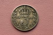 Maundy Three Pence Silver Coin
