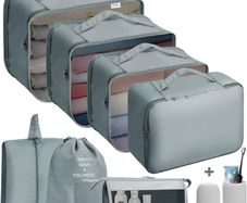 NEW SALE |  Packing Cubes for Suitcase,9PCS Travel Luggage Packing Organizers for Backpack, Waterproof Travel Essentials Bag, Travel Accessories