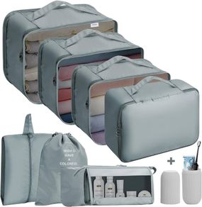 NEW SALE |  Packing Cubes for Suitcase,9PCS Travel Luggage Packing Organizers for Backpack, Waterproof Travel Essentials Bag, Travel Accessories