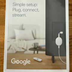 Google Chromecast never used still in cellophane box