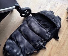 Cosy Buggy Footmuff with Polka Dot Design